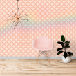 Pink Geometric Wallpaper