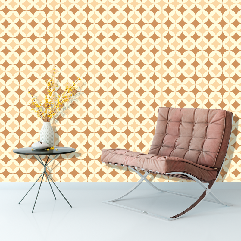 Brown Geometric Wallpaper