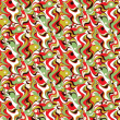 Multicolored Psychedelic Geometric Wallpaper