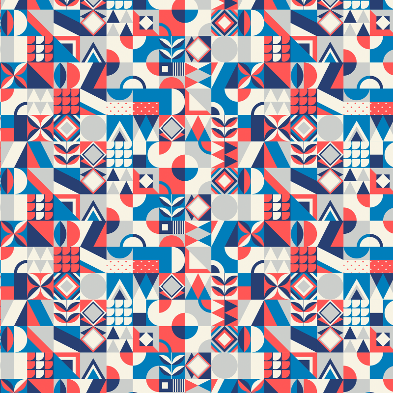 Geometric Trivial Color Wallpaper