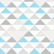 Geometrische Tapete Blaue Dreiecke