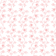 Papier peint floral minimaliste rose