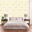 Victorian Yellow Floral Wallpaper
