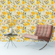 Yellow Petunias Floral Wallpaper