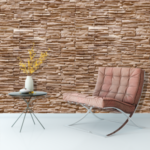 Light Crushed Stone Wallpaper