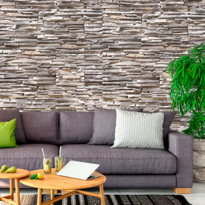 Dark Rough Stone Wallpaper