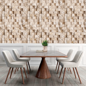 Light Crushed Stone Wallpaper