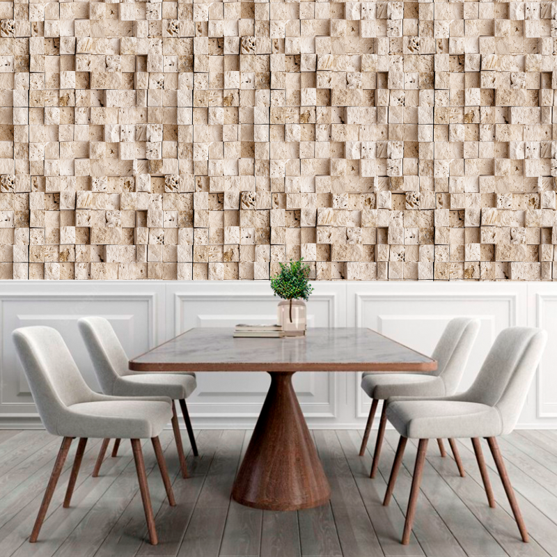 Light Crushed Stone Wallpaper