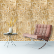 Stone Checkered Brown Wallpaper