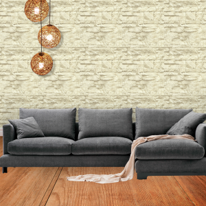 Light Crushed Stone Wallpaper