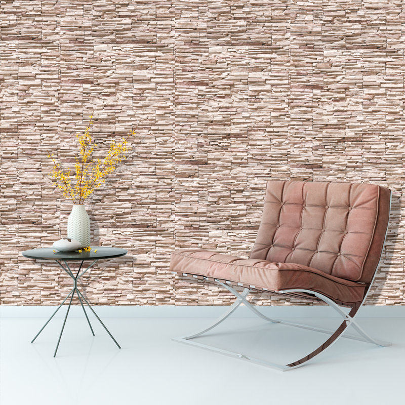 Light Crushed Stone Wallpaper