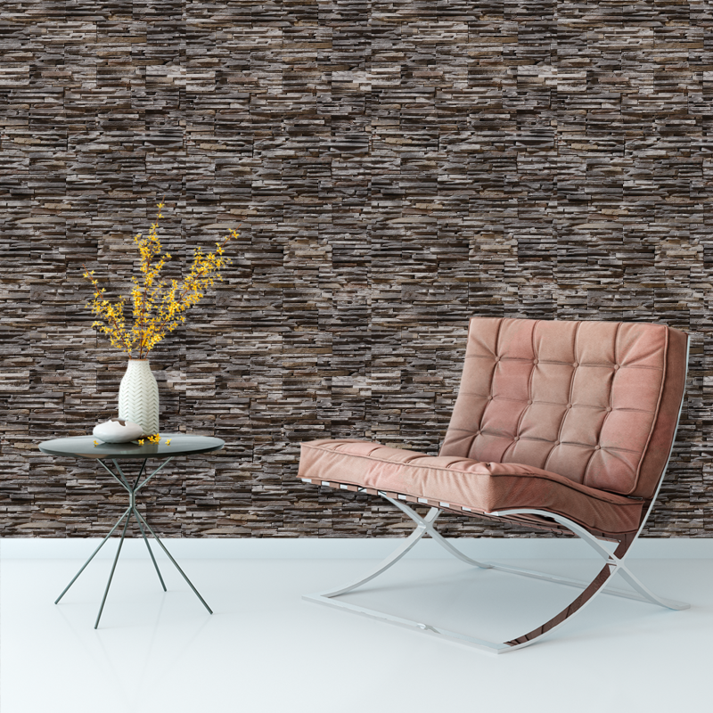 Dark Rough Stone Wallpaper