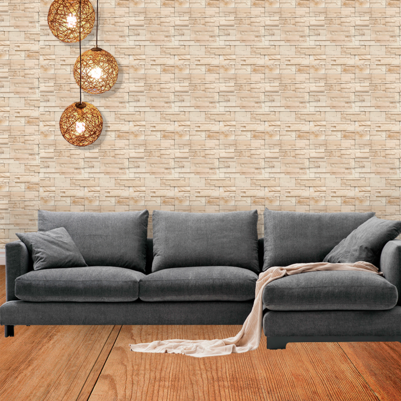 Light Crushed Stone Wallpaper
