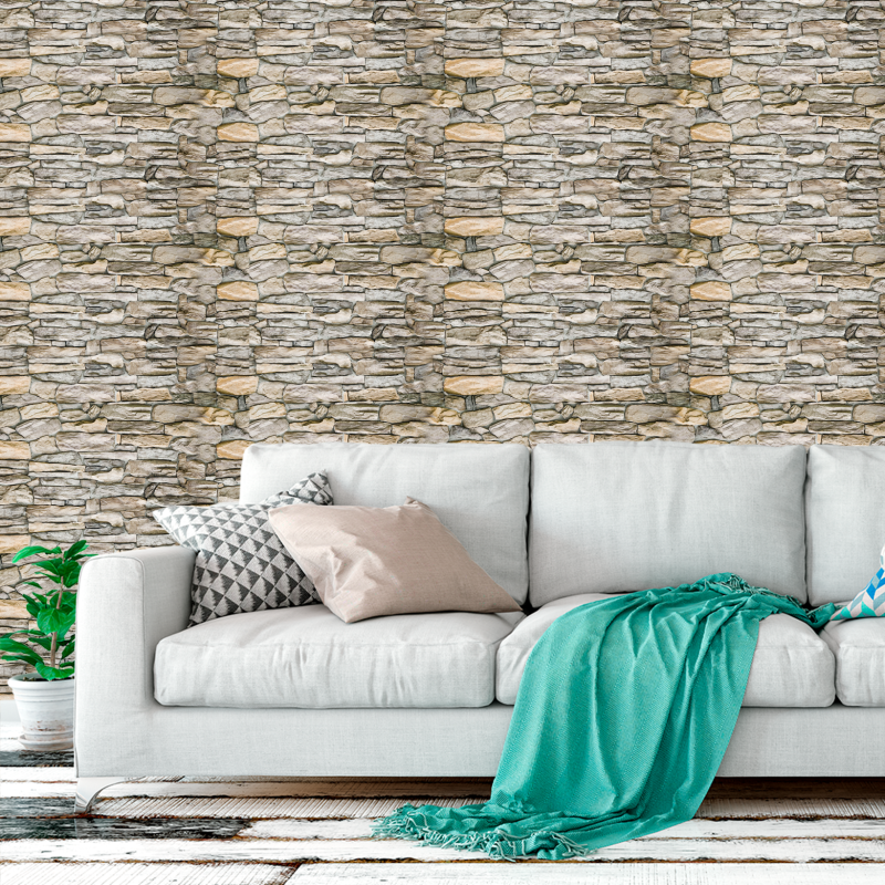 Dark Rough Stone Wallpaper