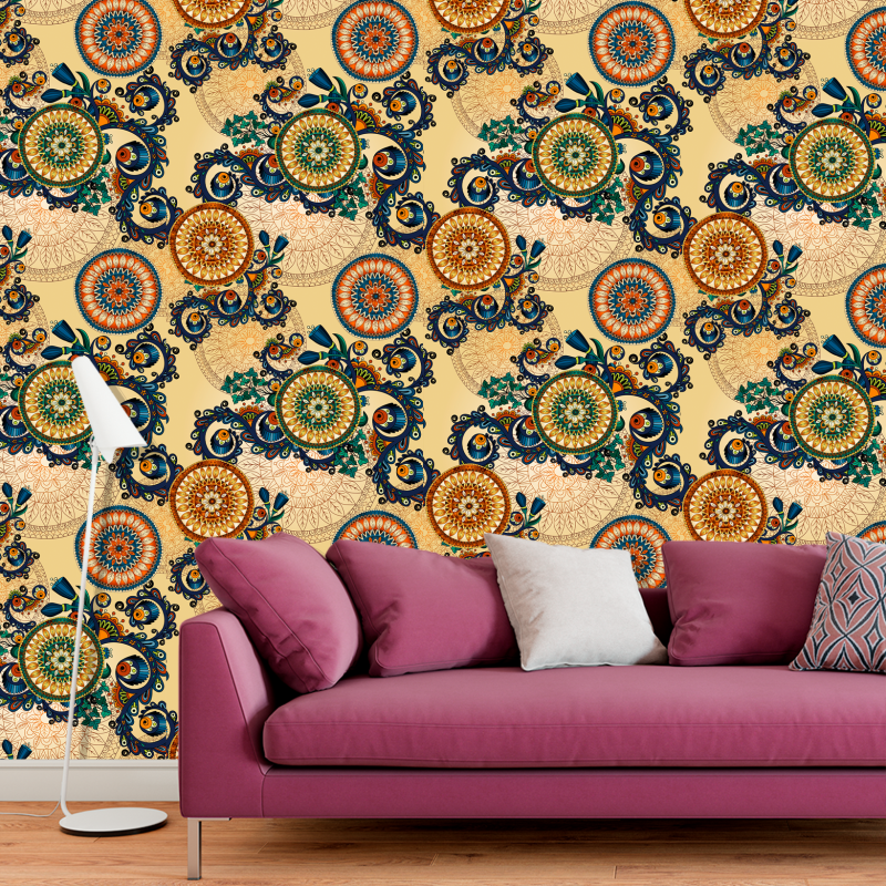 Victorian Art Nouveau Wallpaper