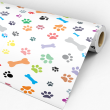 Animal Pawprints Wallpaper in Colors