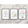 Furry Friends and Cupcakes Decorative Stickers