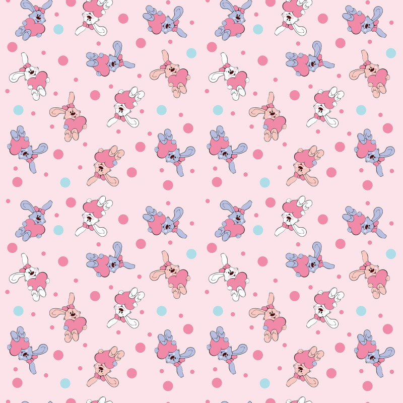 Colorful Rabbit Animal Wallpaper