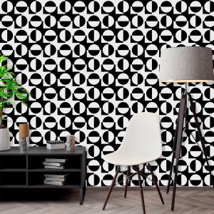 Geometric B&W Wallpaper
