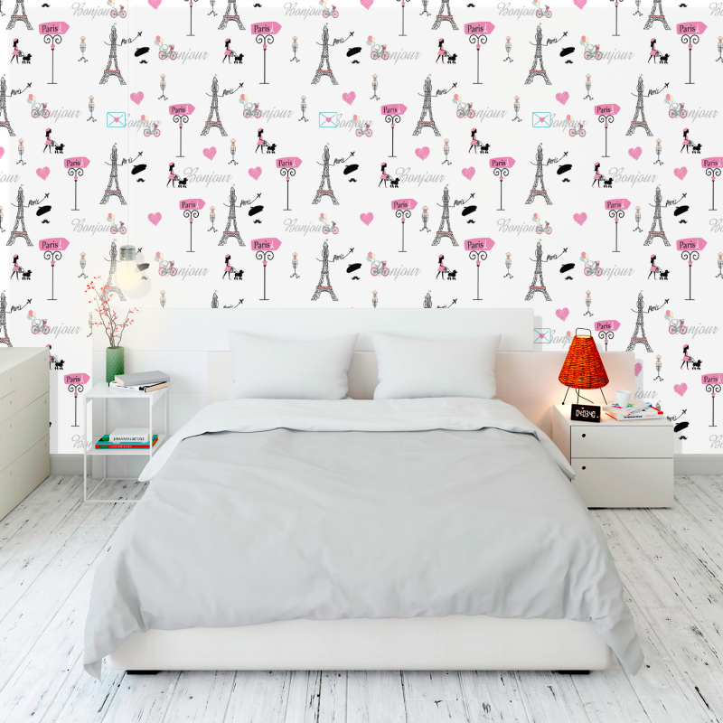 Jugendliche Paris Tapete