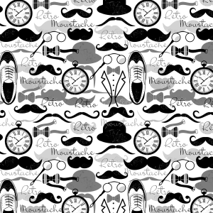 Youthful Mustache Wallpaper