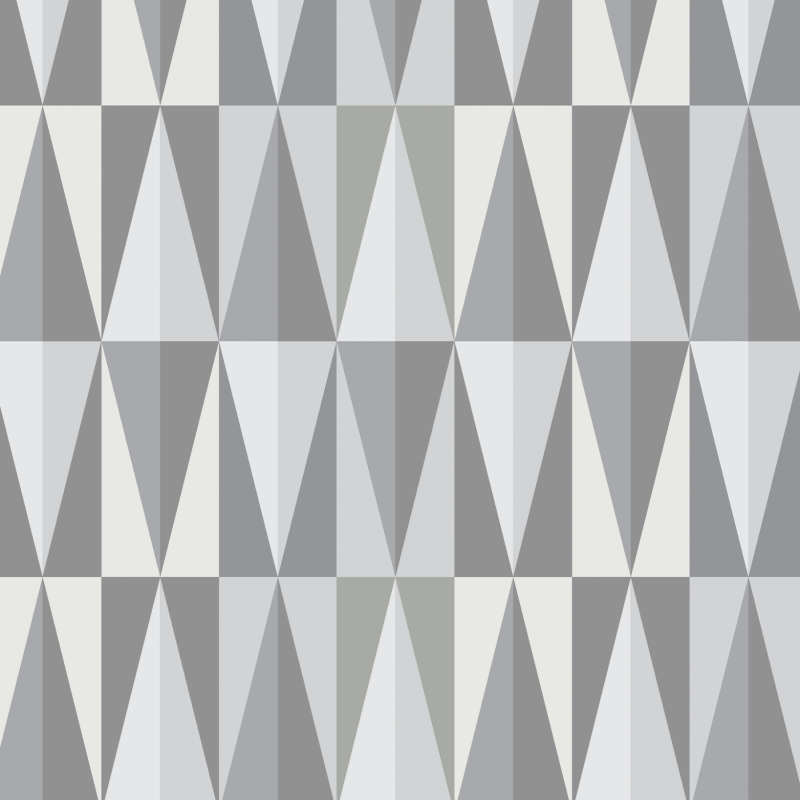 Papier Peint Géométrique Triangulaire Gris