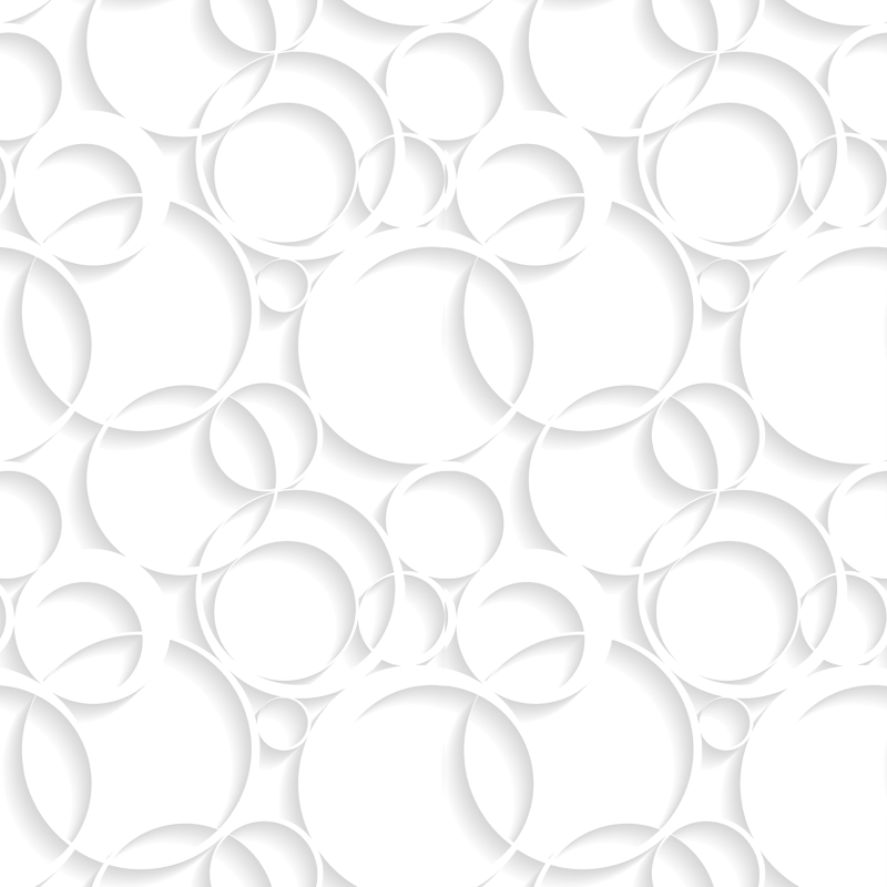 Geometric White Circles Wallpaper