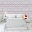Geometric Pink Pyramid Wallpaper