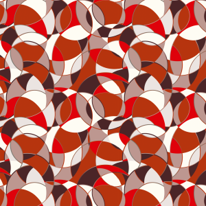Geometric Wallpaper Red...