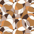 Geometric Circular Brown Wallpaper