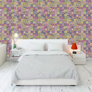 Carta da parati piastrelle...