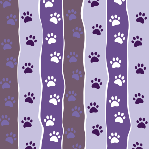 Purple Animal Pawprint...