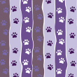 Purple Animal Pawprint Wallpaper