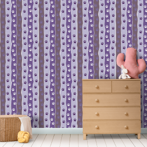 Purple Animal Pawprint...