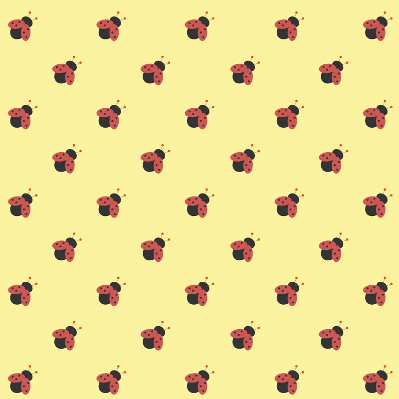 Animal Wallpaper, Cockroaches on Yellow Background