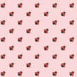 Animal Wallpaper Pink Beetles