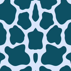 Blue Cow Texture Wallpaper