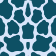 Blue Cow Texture Wallpaper