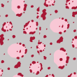 Grey and Pink Animal Texture Wallpaper