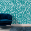 Geometric Wallpaper Blue Background