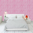 Geometric Wallpaper Pink Background