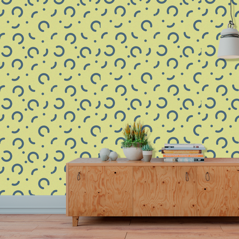 Geometric Wallpaper Green Background