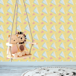 Youthful Wallpaper Pastel Yellow Party