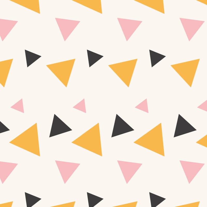 Youthful Colorful Triangles Wallpaper