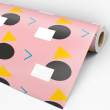 Geometric Pink Youth Wallpaper