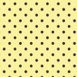 Geometrische Tapete Punkte Gelber Hintergrund