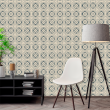 Geometric Luxury Cream Wallpaper