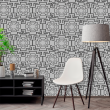 Geometric Luxury Gray Wallpaper