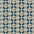 Geometric Floral Cream Wallpaper