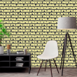 Yellow Horizontal Striped Wallpaper